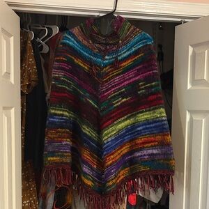 Alpaca poncho